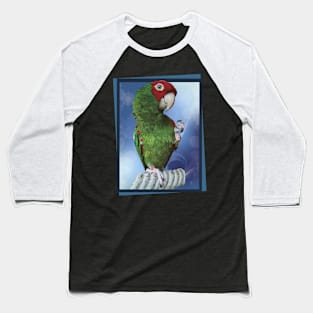 Red-masked Parakeet Baseball T-Shirt